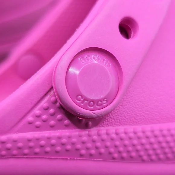 Crocs Classic Bae Platform Clogs Women's Sz 8 Pink Shoes Iconic Comfort Sandals - Picture 10 of 12